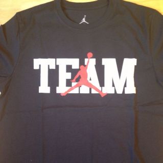 Air Jordan T Shirt Team Jordan Black Size 2xl