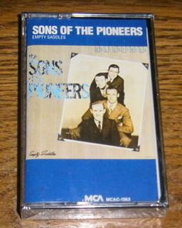 SONS OF THE PIONEERS Empty Saddles CASSETTE TAPE OOP NEW SEALED