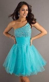 Homecoming Turquoise Short Mini Cocktail party Evening Formal Ball 