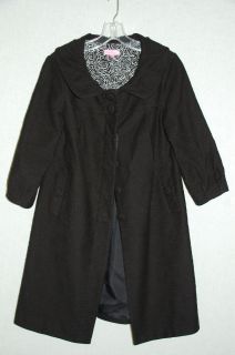 Lilly Pulitzer $348 Abner Black Cotton 3/4 Sleeve Jacket Coat Size 2