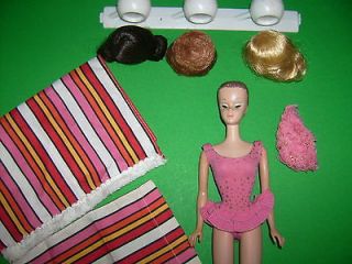 Vintage Miss Barbie doll #1060 with original bathing suit 1960s Cap 