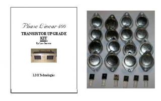 Phase Linear 400 Amplifier Upgrade and Repair Transistor Kit