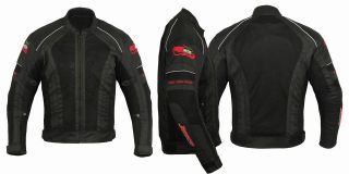 Mens Summer Mesh Motorcycle Jacket (sizes available S,M,L,XL,2XL,3XL 