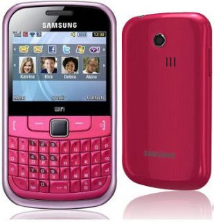   Chat 335 Pink (Unlocked) Brand New Full QWERTY Keyboard Wi Fi