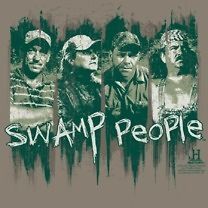  Youth Licensed Swamp People, Troy, Liz, Joe, Bruce Tee T Shirt S XL