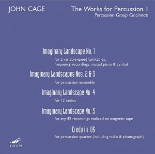 John Cage The Works for Percussion, Vol. 1 DVD, 2011