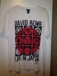 David BOWIE Live in Japan Logo Flag T Shirt BRAND NEW with Tags 