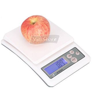   Kitchen Diet Food LCD Scale 1g x 5000g/11LBS Electronic Gram Scale HD