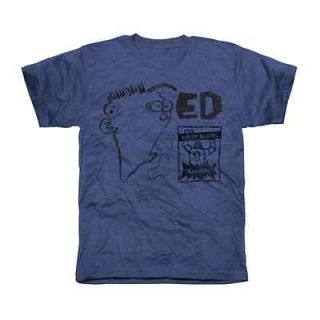 Ed, Edd, and Eddy Jawbreakers Tri Blend T Shirt   Royal Blue