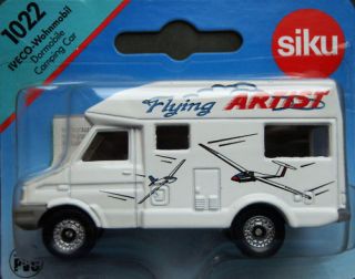 SIKU 1022 IVECO Wohnmobil Dormobile Camper Van Flying Artist Glider