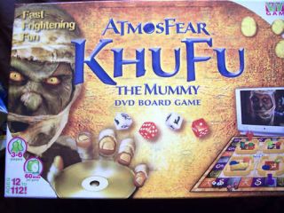 vivid games atmosfear khufu the mummy dvd board game time