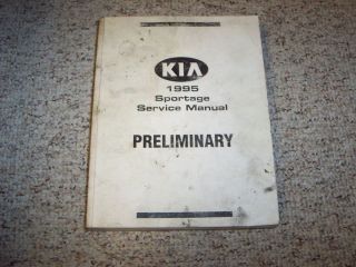1995 kia sportage factory shop service repair manual bu returns