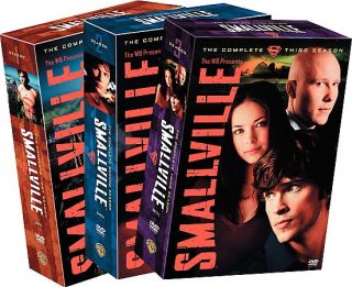 Smallville   The Complete Seasons 1 3 DVD, 2004, 18 Disc Set 