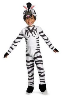 NEW Madagascar 3 Marty The Zebra Classic Costume Black/White Medium