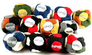 sandmaster footbag 14 panel hacky sack assorted colors one day