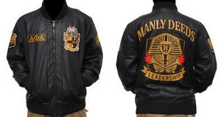 Alpha Phi Alpha Leather Fraternity Jacket Alpha Phi Alpha Jacket Coat 