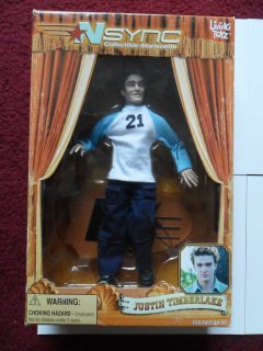 BOY BAND NSync Justin Timberlake 10 Inch Marionette Doll Action FIgure