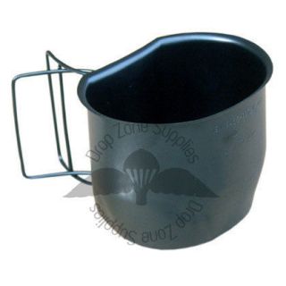 black bcb crusader teflon coated cooking mug 