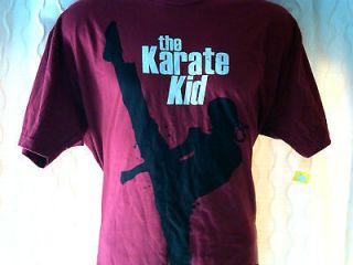 the karate kid xl t shirt red white black movies