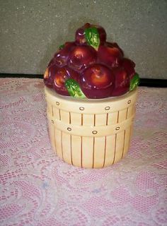 apple barrel canister or cookie jar  12