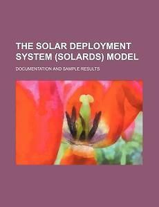 The Solar Deployment System (SolarDS) model  documentation and sample 