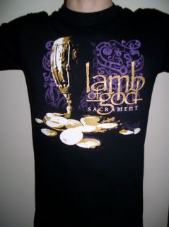 lamb of god sacrament t shirt size m xl new metal band