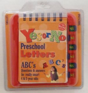 Yes or No Preschool Letters ABCs by Klutz Press Staff 2002, Book 
