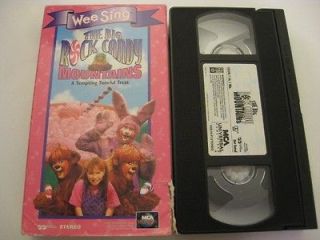 Wee Sing THE BIG ROCK CANDY MOUNTAIN Tuneful Treat VHS Video 20 Songs