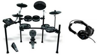 NEW Alesis DM10 Studio Kit 6 Piece Electronic Drum Set + DMPhones 