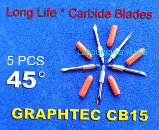 5pc 45 graphtec blade cutting plotter cutter cb15u from china