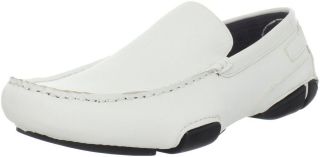 KENETH COLE MENS MYSTERY PLANETS WHITE CASUAL LOAFERS SHOES.HOT DEAL
