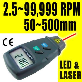 Newly listed Digital Laser Non Contact Photo Tachometer RPM Test LED