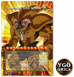   Lord Exodia   YuGiOh Anime TV Show Non Holo Orica Card #076