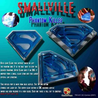 smallville phantom killer raya s crystal replica prop expedited 