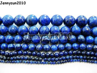 Natural Lapis Lazuli Gemstone Round Beads in 16’‘ 2mm 3mm 4mm 6mm 