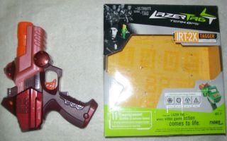 Laser Tag Team Ops IRT 2X one gun set with box lazer tagger red