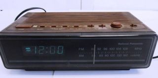   PANASONIC MODEL RC 65B ALARM CLOCK RADIO MATSUSHITA DIGITAL VINTAGE