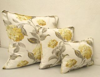 Laura Ashley Hydrangea Camomile Fabric Cushion Cover FREE POSTAGE