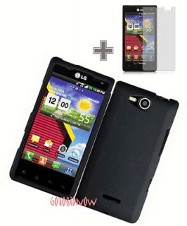 Newly listed for VERIZON LG LUCID BLACK TEXTURE HARD SHIELD FULL PHONE 