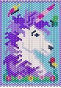 unicorn and butterflies be aded banner pattern time left $