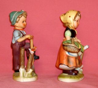   PAIR OF FIGURINES BY ERICH STAUFFER  LIF​E ON TH FARM EXCELLENT