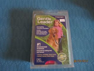Dog Gentle Leader PINK dog leash head collar dog Premier complete 