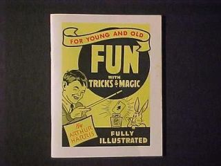 Vintage ~Old Tricks & MAGIC Illustrated Instruction Book Booklet 