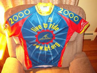 2000 Lance Armstrong Foundation Live to Ride cycling jersey Medium 