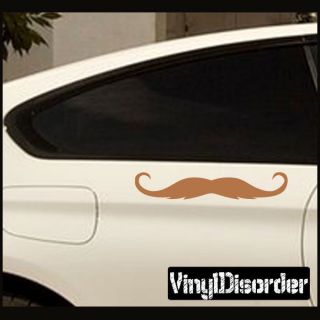 Mustache Free Ride Mustaches Wall or Car Vinyl Decal Sticker KC023