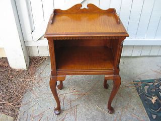vintage antique telephone night stand table time left $ 125