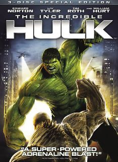 The Incredible Hulk DVD, 2008, 3 Disc Set, Special Edition