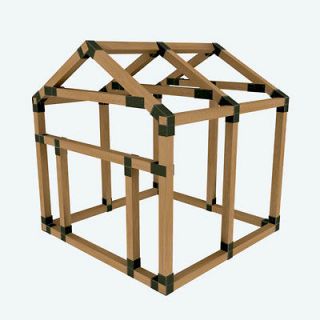 Day Only Sale! Doghouse w/ Floor Kit   DO IT YOURSELF by E Z Frames!