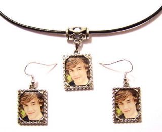 LIAM PAYNE   ONE DIRECTION   Framed Picture Necklace & Earrings 