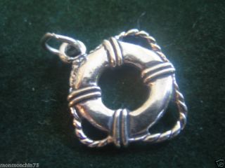 sterling silver life saver ring preserver charm pendant from australia